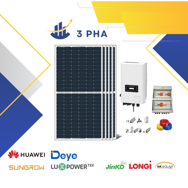 Hệ 3 pha 25kwp hoà lưới bám tải